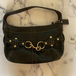 Black coach purse